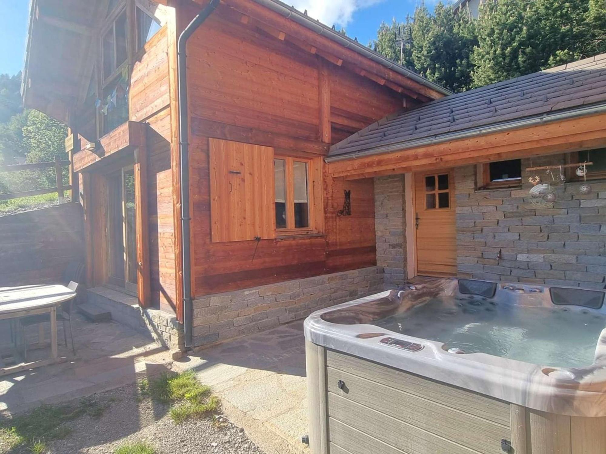 Chalet 6 Pers Avec Spa, Terrasse Plein Sud A Saint-Michel-De-Chaillol - Fr-1-393-22 Ngoại thất bức ảnh