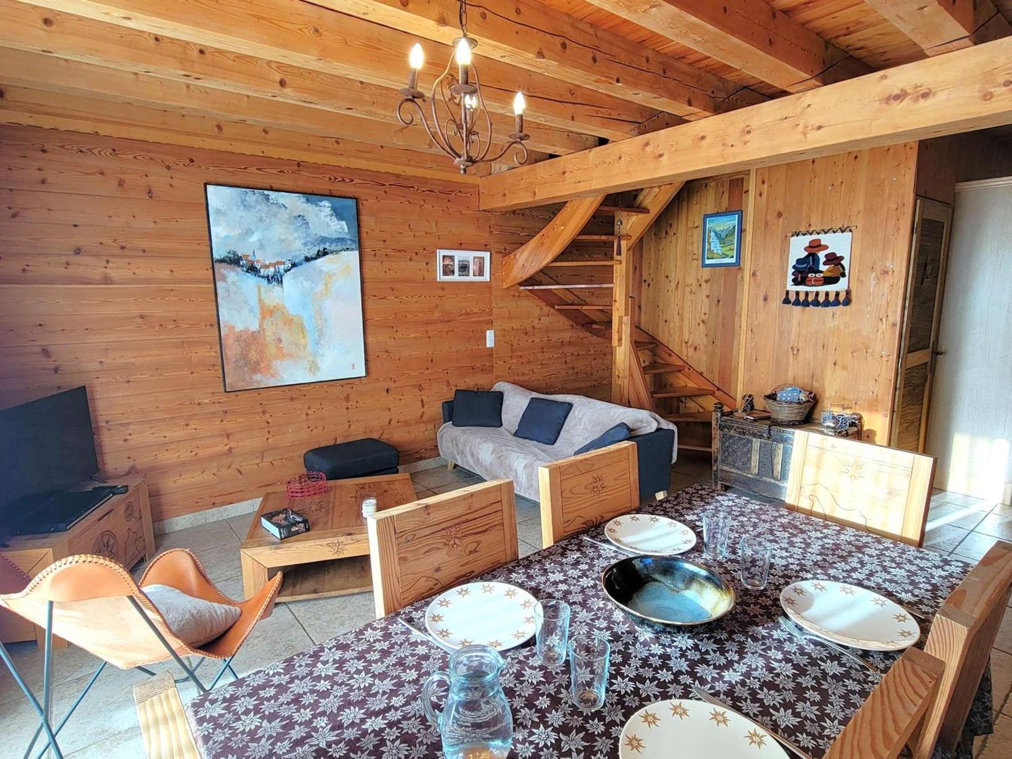 Chalet 6 Pers Avec Spa, Terrasse Plein Sud A Saint-Michel-De-Chaillol - Fr-1-393-22 Ngoại thất bức ảnh
